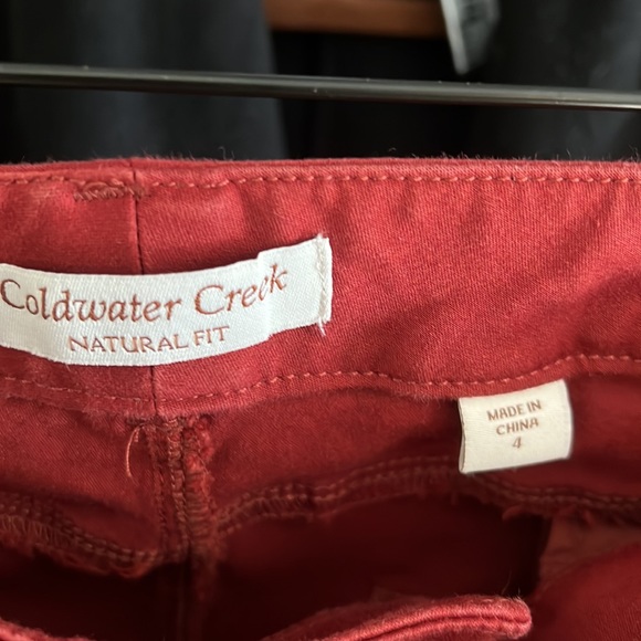 Coldwater Creek, brick red jeans (soft) - Picture 5 of 8